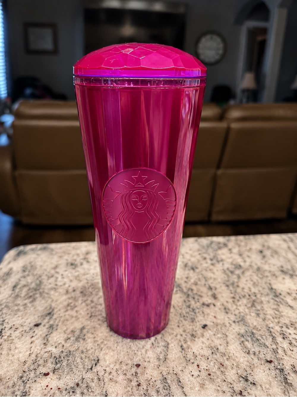Starbucks Fuchsia Iridescent Tall Tumbler no straw